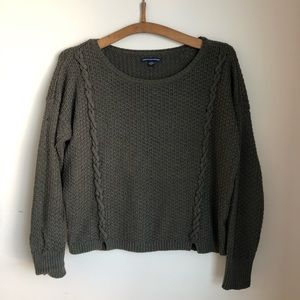 small American Eagle moss green sweater